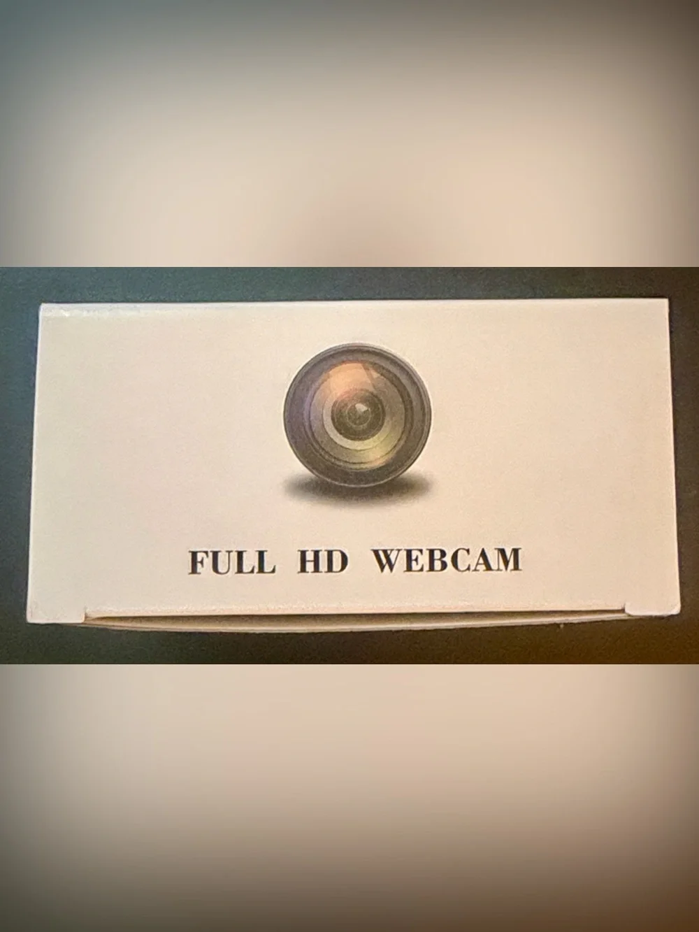 Full HD Webcam - White Compact USB Camera